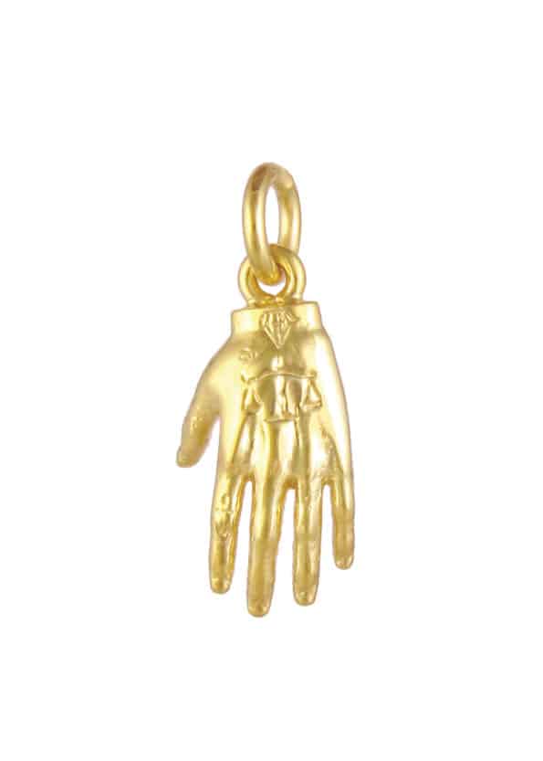 Small Hand of Mystery Pendant Gold Vermeil | Sterling Silver & Gold ...